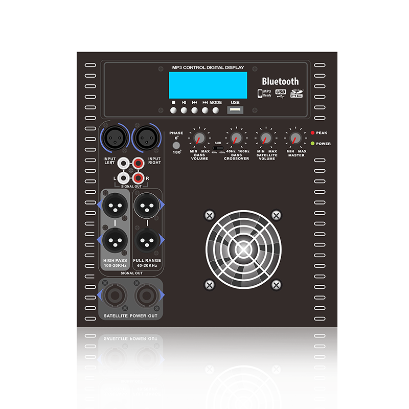 PL28SUB-6-1.1: Frekuensi Peningkatan Bass yang Dapat Diganti dan Mode Output yang Dapat Dipilih Modul Fungsional Speaker Array Saluran 1.1 Saluran