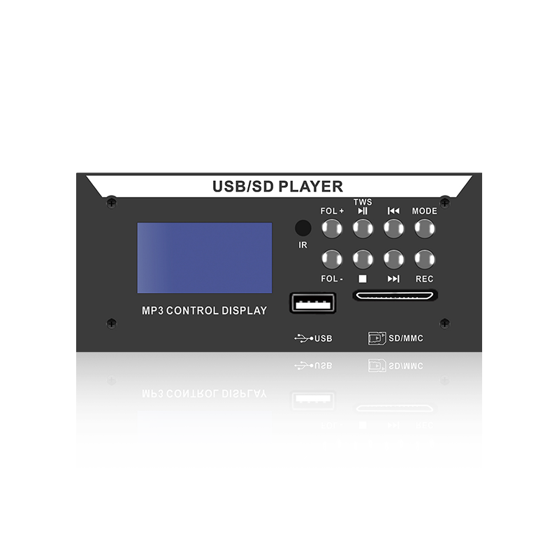 LCD8226: Delapan Tombol IR Remote SD/Konektor USB Layar LCD Pemutar MP3 dengan Bluetooth, TWS