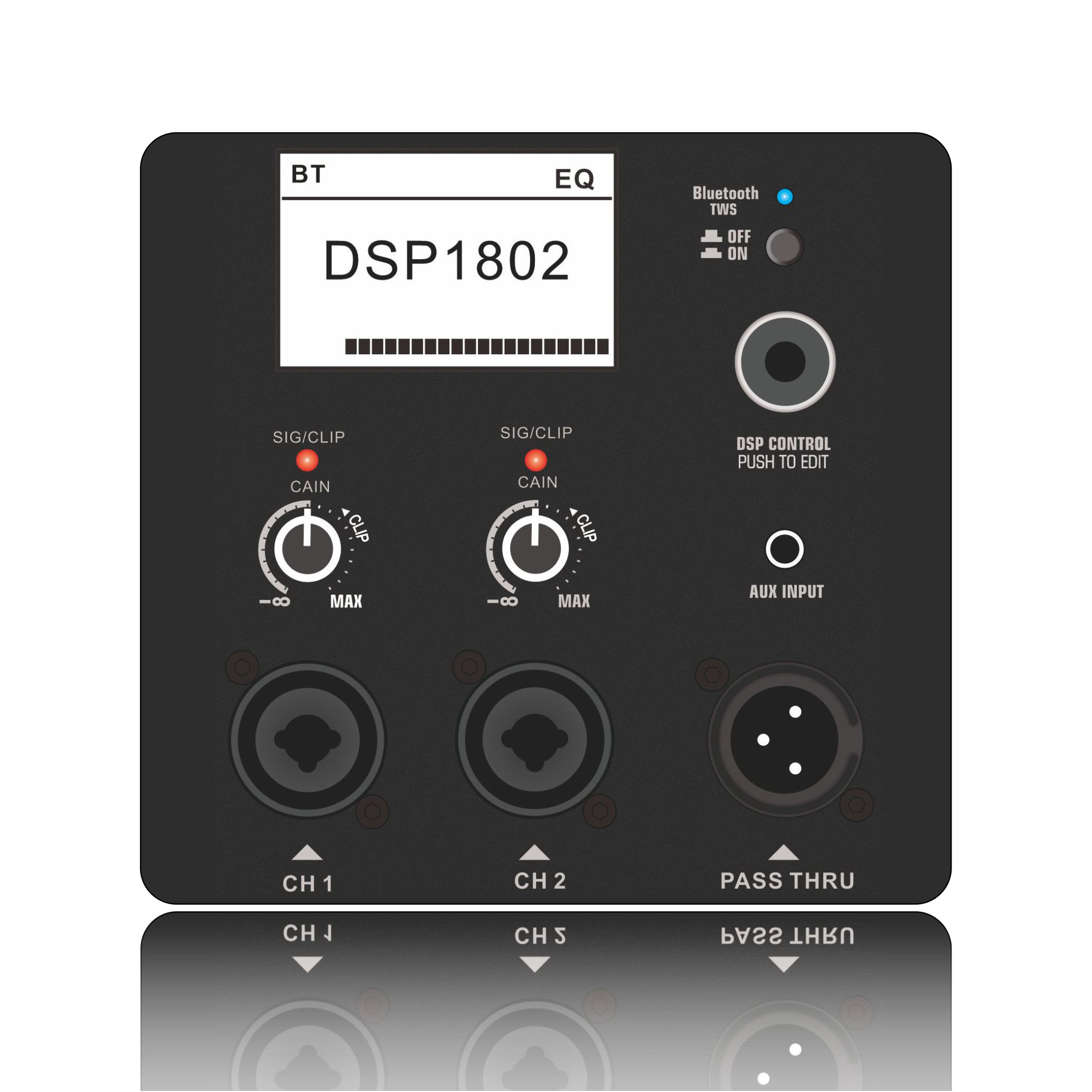 DSP1802 Amplifier Speaker Aktif Dua Saluran 2 Arah