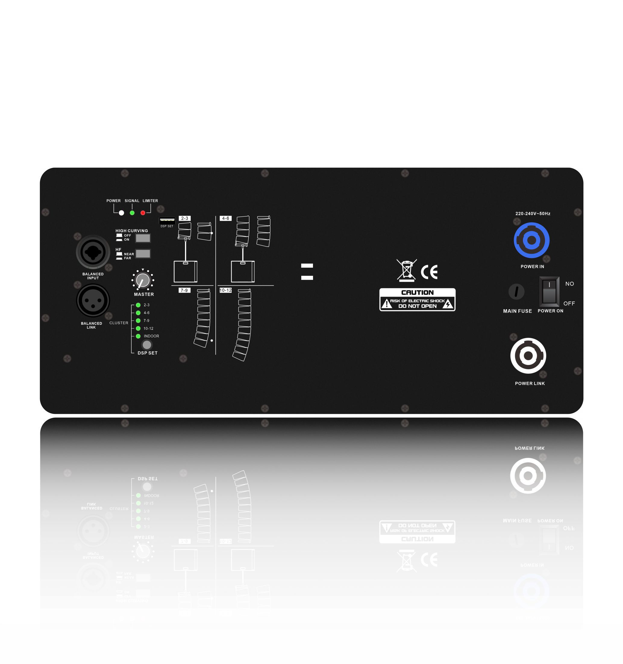 HDL10-Penguat Daya Sistem Line Array Profesional