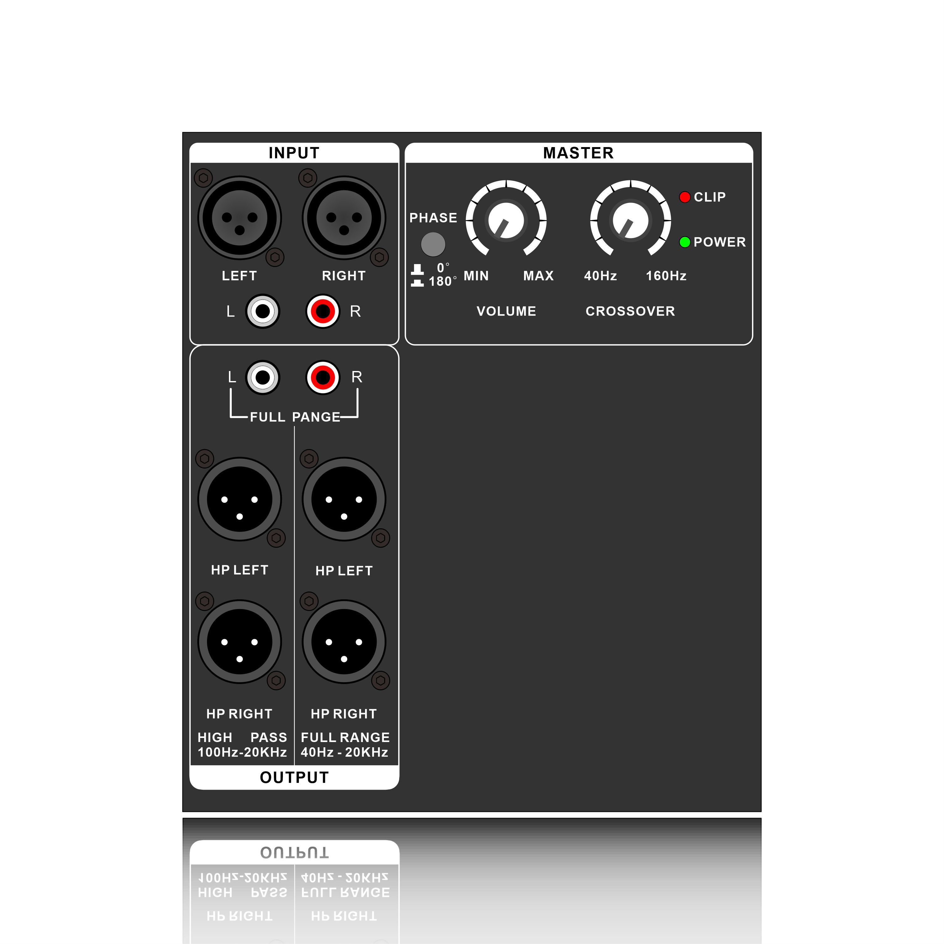 PL28SUB: Modul Fungsional Subwoofer PA Output Jangkauan Penuh atau Output High Pass
