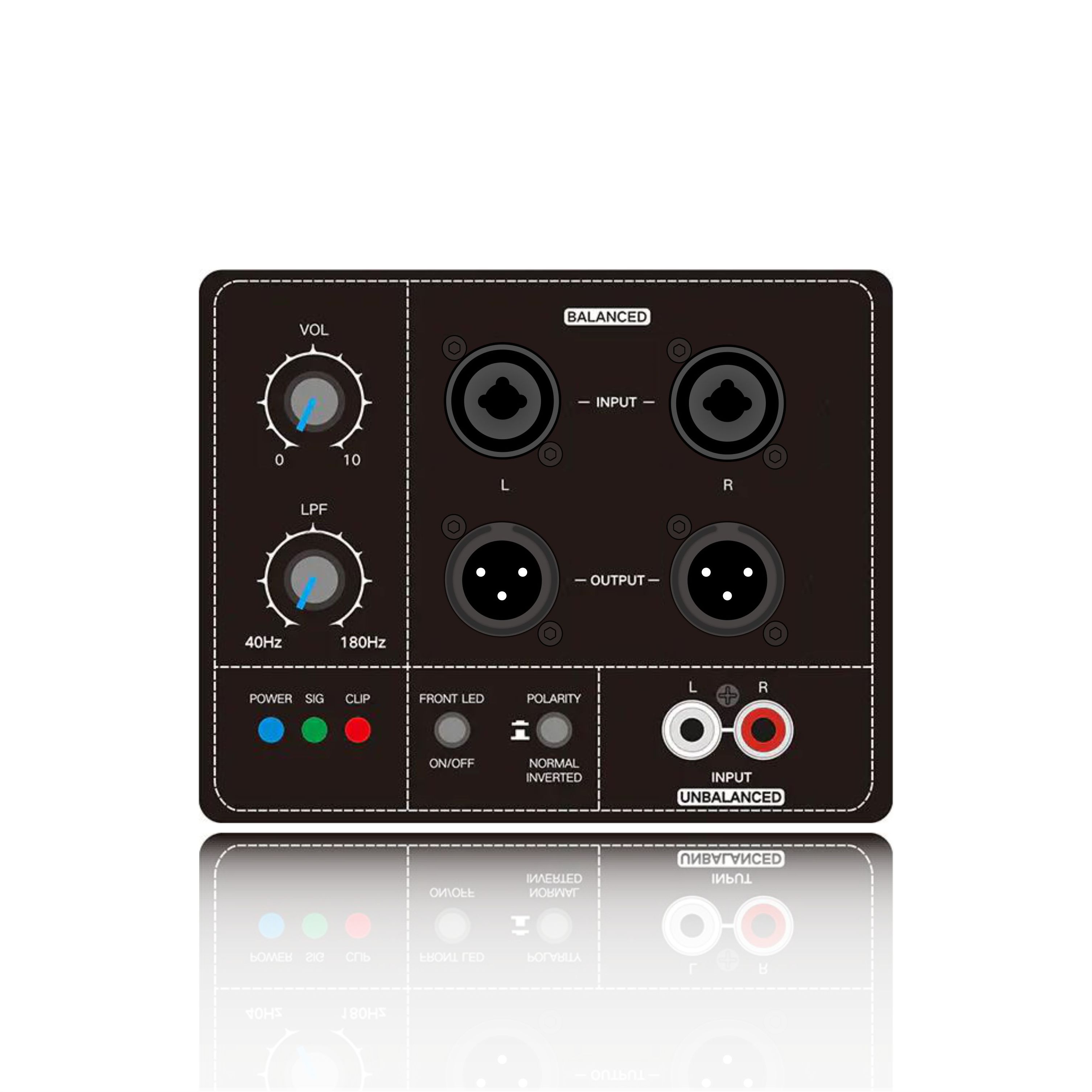 PL78SUB: Modul Fungsional Subwoofer Input Stereo Seimbang dan Tidak Seimbang