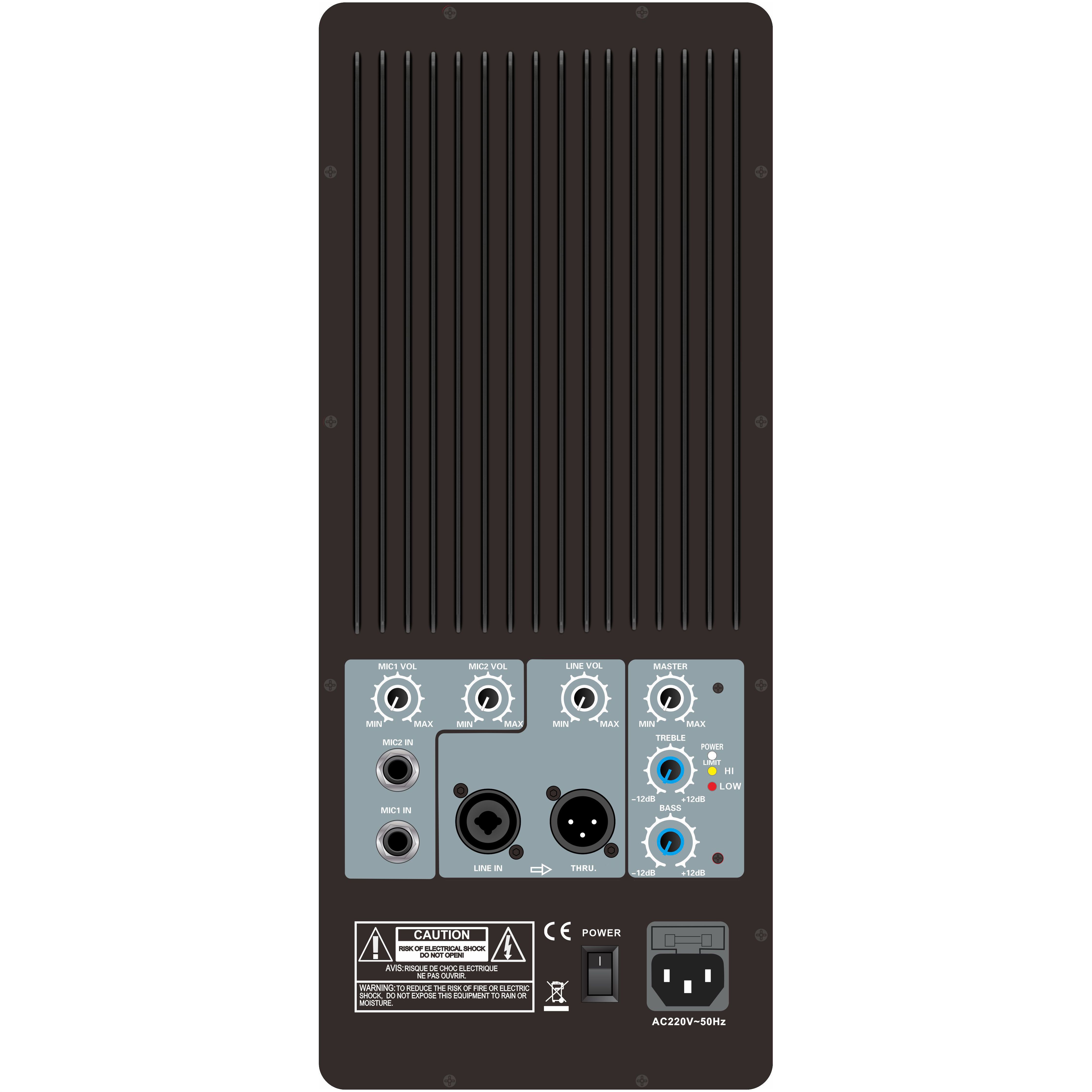 Amplifier Loudspeaker Kelas H yang Kuat PL62