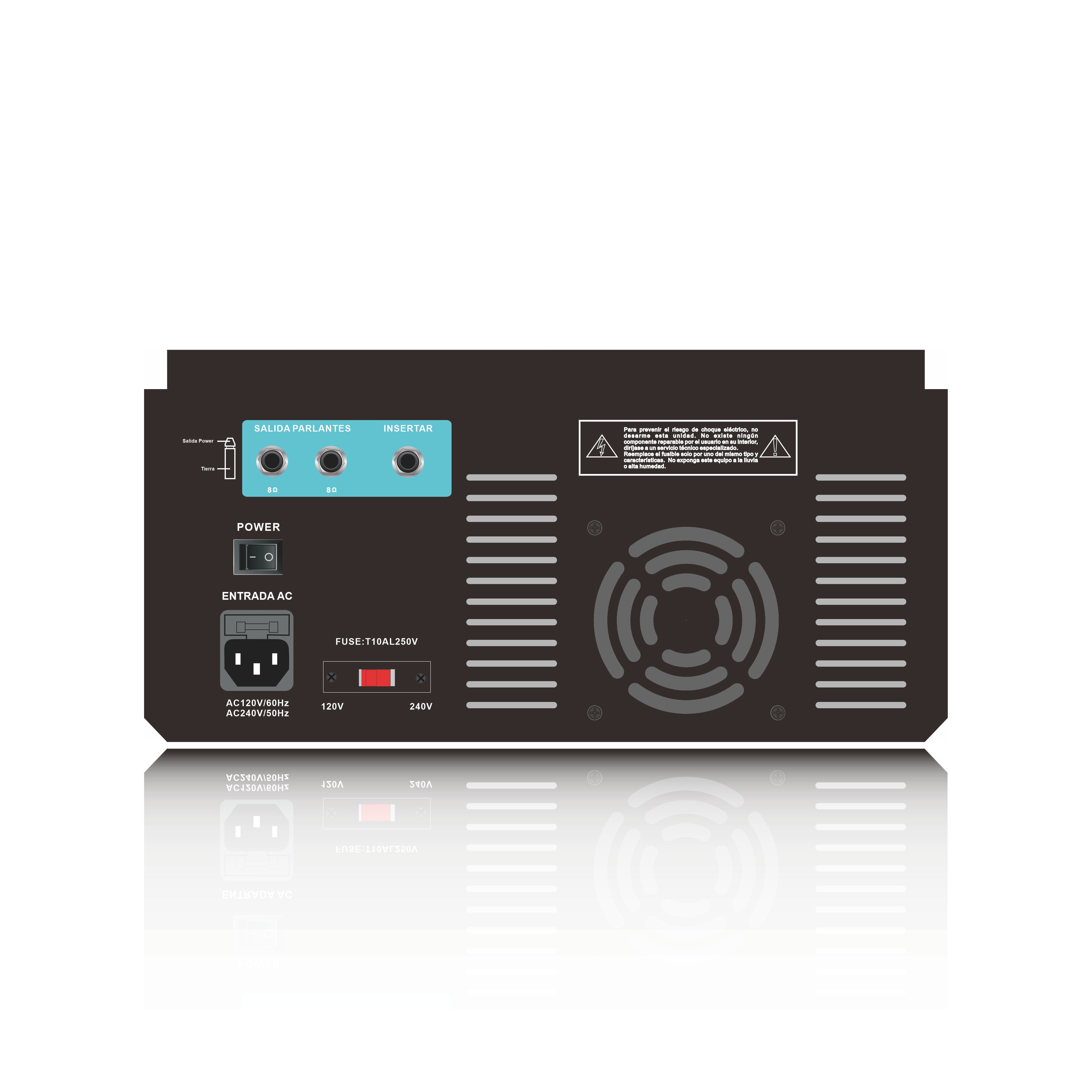 Amplifier Mixer Karaoke Bluetooth Bertenaga 4 Saluran SB4200