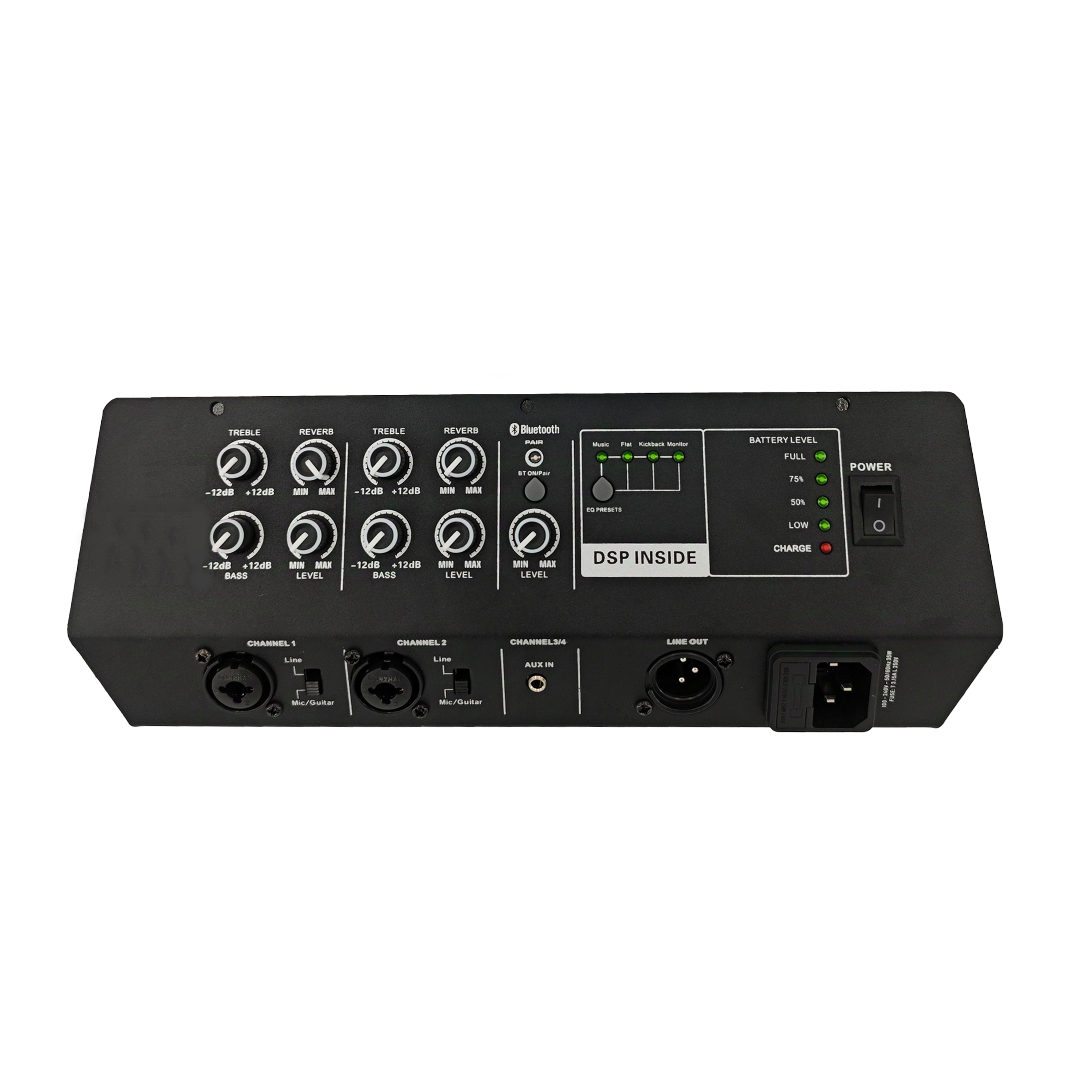 Penguat Sistem Loudspeaker Bertenaga Portabel PL85DSP