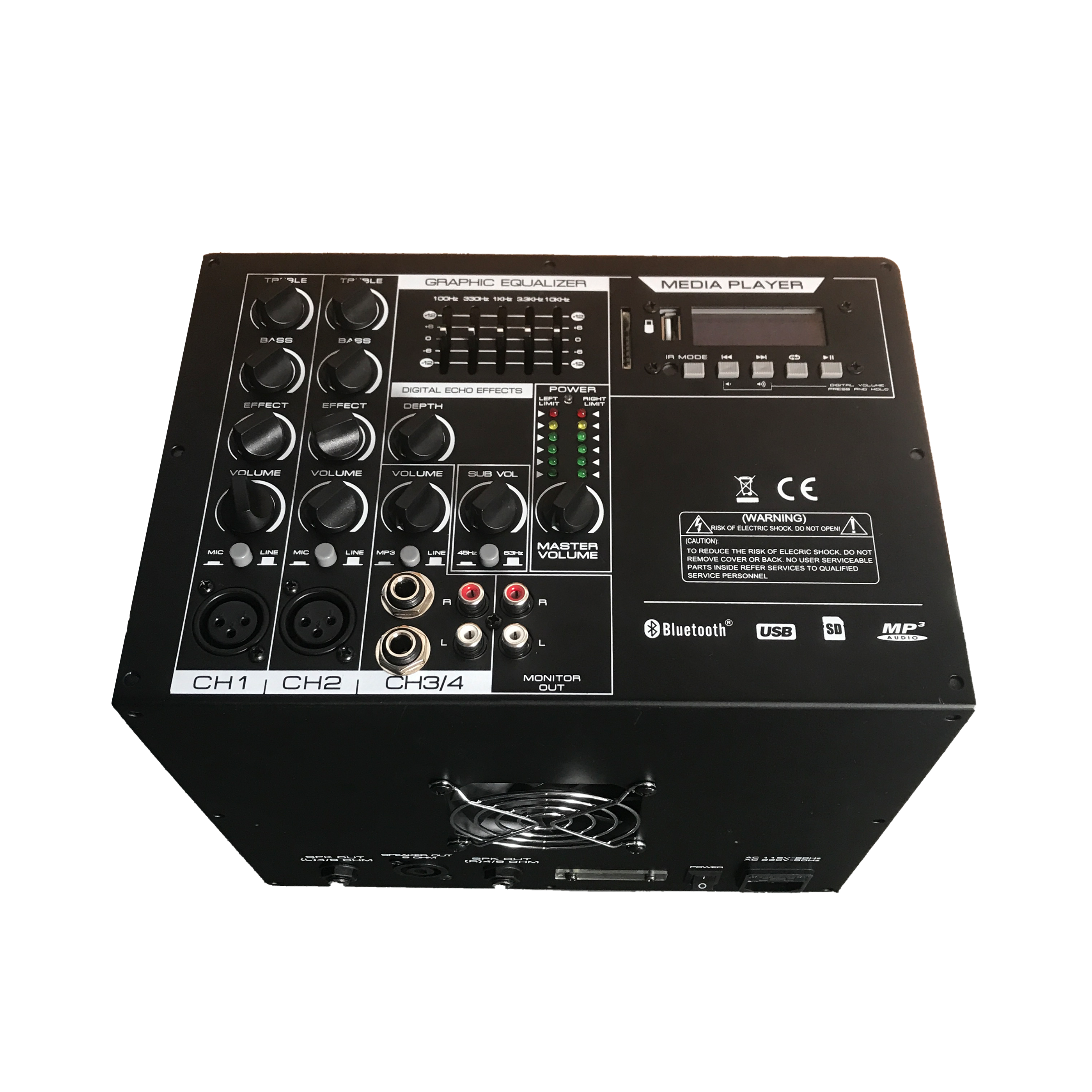 Penguat Daya Sistem Speaker Line Array EON206SUB 2.1-2.2