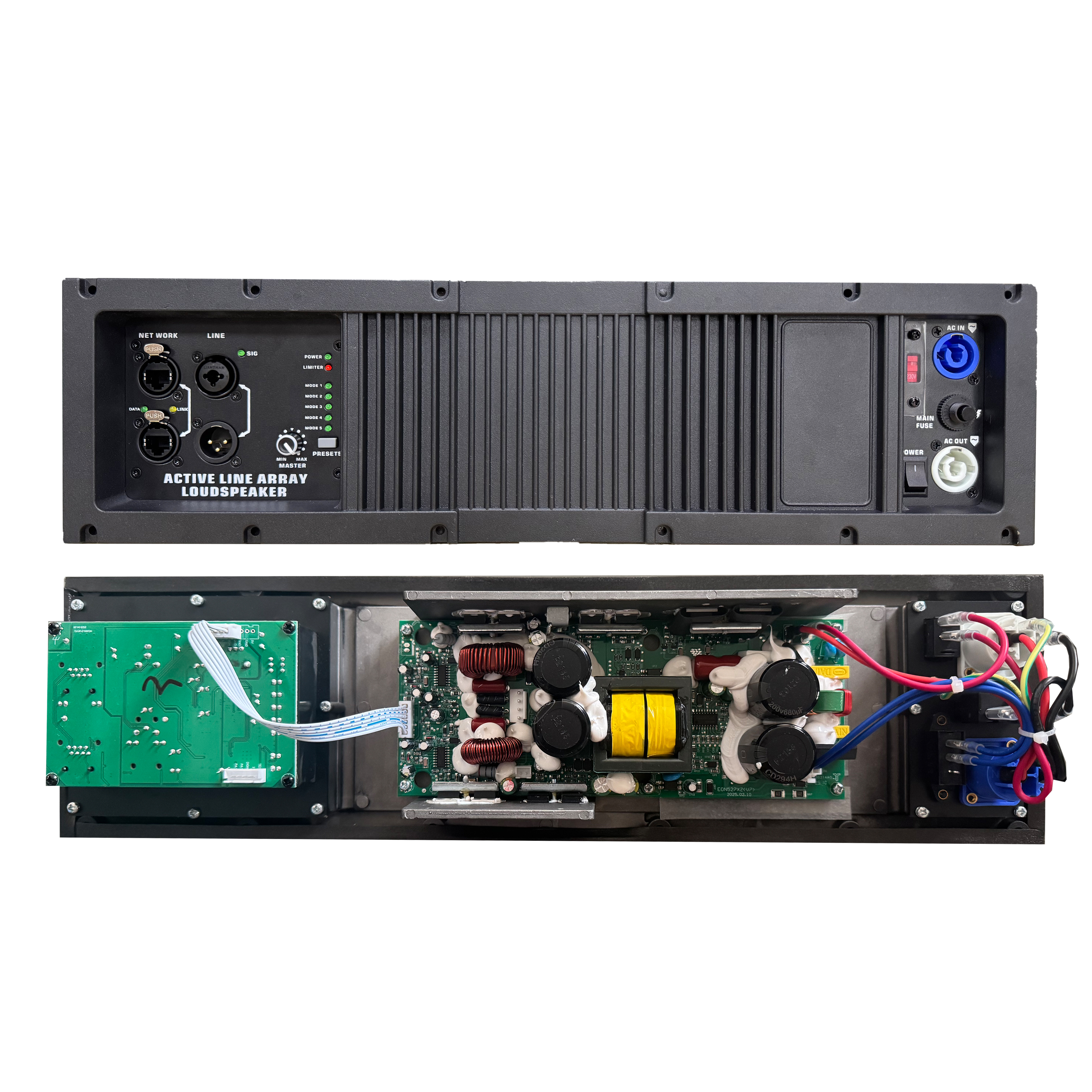 Penguat Sistem Array Jalur Aktif HG485-212 dengan Konektor RJ45