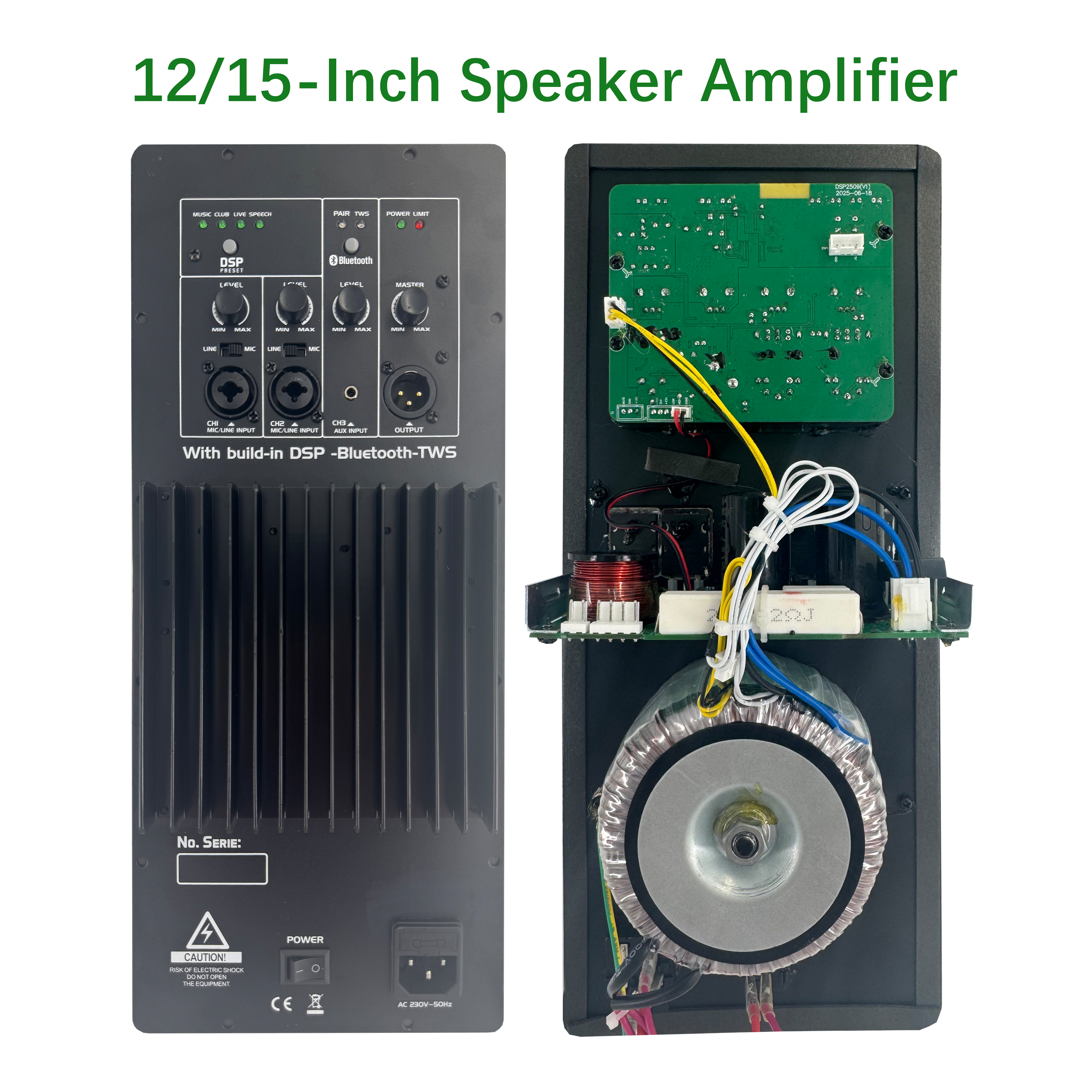 DSP2509 Amplifier Kelas AB Multi-fungsi Berkinerja Tinggi dengan DSP