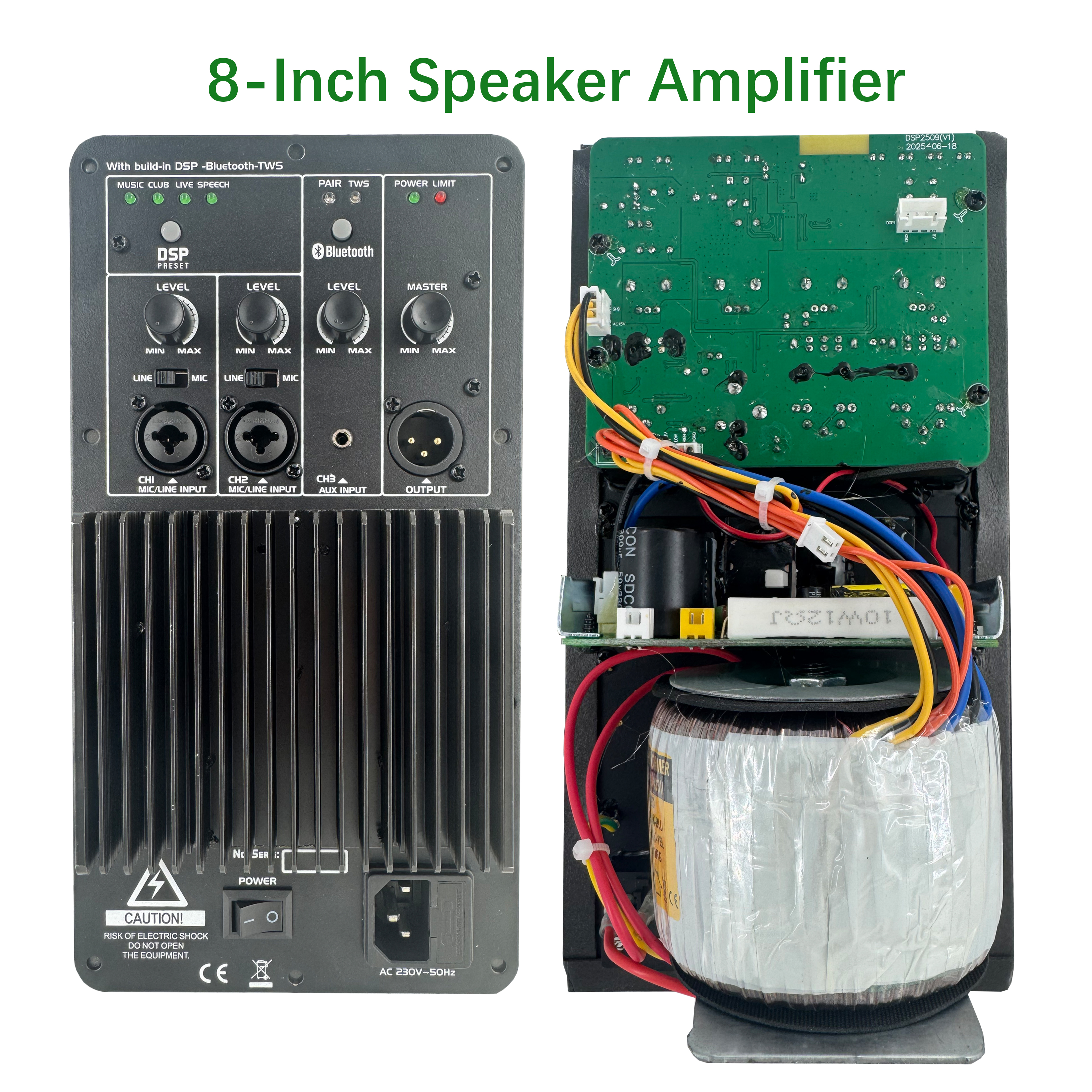 DSP2509 Amplifier Kelas AB Multi-fungsi Berkinerja Tinggi dengan DSP