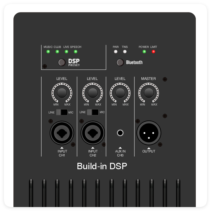 DSP2509 Amplifier Kelas AB Multi-fungsi Berkinerja Tinggi dengan DSP